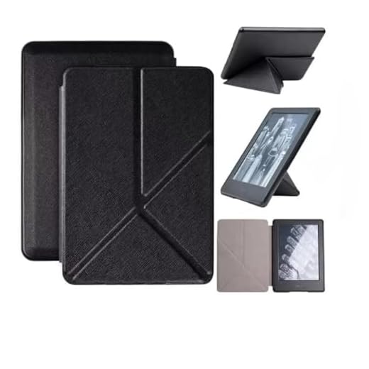 Capa Origami para o Novo Kindle (11ª Geração - 2022) - Modelo C2V2L3 - Auto Hibernação - Fecho Magnético (Não compatível com Kindle 10ª Geração e Kindle Paperwhite) - Origami (Preto)