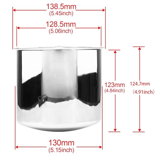 Cache-moyeux 130mm anti-rouille pour protéger l'alésage central de remorque - 3