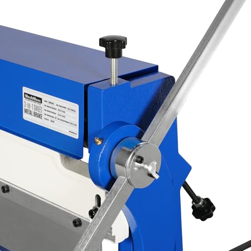 30-inch 3-in-1 Pan and Box Brake &ndash; Slip Roll, Shear, Bending Machine for Sheet Metal, 20 Gauge Mild Steel, Adjustable Fingers, Heavy Duty, Metalworking, Fabrication, Rolling, Bending, Model MMCB3016