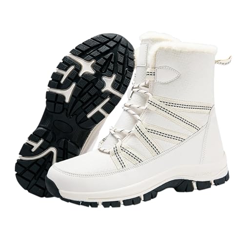 Bottines d'hiver homme chaudes contre le froid en fausse fourrure douce