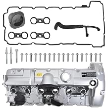 MITZONE N52 N51 Aluminum Valve Cover Kit Compatible with BMW E82 128i E9X 323i 328i E60 528i E70 X5 3.0si E83 X3 E85 Z4 E89 Z4 F10 528i