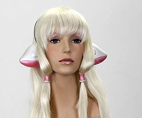 Happylifehere White Pink Hair Band Set Maid Ears Hand Made Anime Cosplay Prop Gift #TOP5