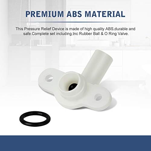 Pressure Relief Device for Triton,AIEVE 2-Pack Pressure Relief Device PRD Inc Rubber Ball and O Ring Valve Shower Parts Compatible with Triton Electric Showers (Replace of 82800450)