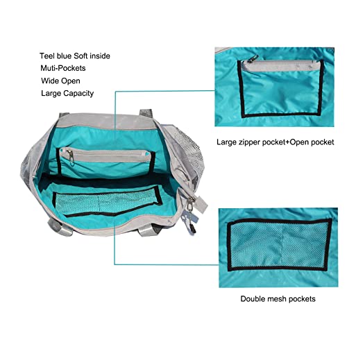 Esvan Yoga Mat Bag Yoga Tote Carrier Shoulder Bag Carryall Tote For Office,Yoga,Pilates,Travel,Beach And Gym (F Gray) #TOP5