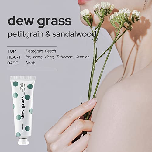 Duft&Doft Hand Cream For Dry Cracked Hands –Iris, Tuberose, And Sandalwood Scented Lotion - Moisturize Dry Skin And Repair Damaged Skin – Dew Grass Perfumed Hand Cream, 1.69Oz. #TOP3