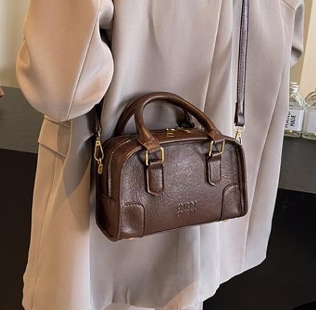 PU Leather Shoulder Bag for Women – Korean Style Square Crossbody Messenger Handbag, Chic Daily Purse2