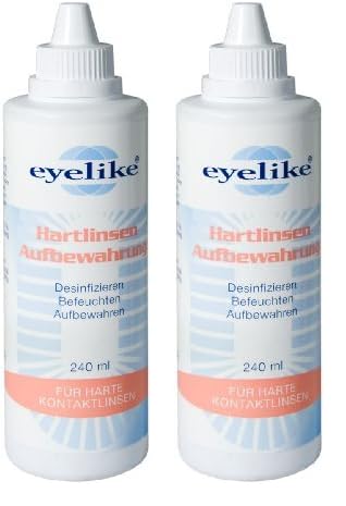 Eyelike soluzione per la conservazione delle lenti rigide, 240ml. (Confezione da 2)