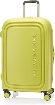 MANDARINA DUCK LOGODUCK + TROLLEY MEDIUM EXP MAPO GREEN M TSA LOCK INTEGRATED POLYCARBONATE