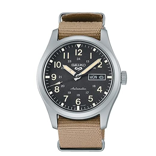 Seiko Reloj Análogo para Hombres de Automático con Correa en Nailon SRPG35K1