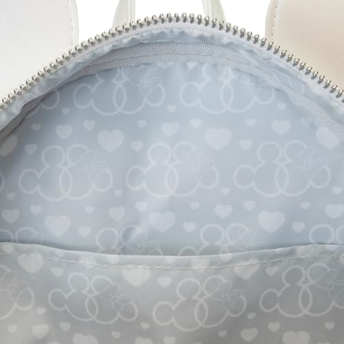 Image of Loungefly Disney Minnie Mouse Iridescent Wedding Mini Backpack