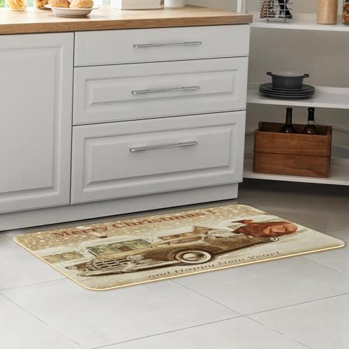 Tapis de cuisine absorbant et lavable avec envers antidérapant sécurisé