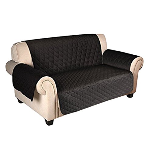 Dexinx Impermeable Slip Sofá Protector Perro Cubierta Animal Doméstico del Gato Cubierta Protectora Impermeable Muebles Negro 116 * 188cm Cover
