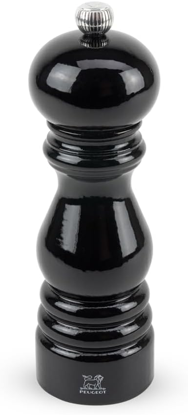 Peugeot Paris Classic Salt Mill, 7-Inch, Black Lacquer (1870418/SME)