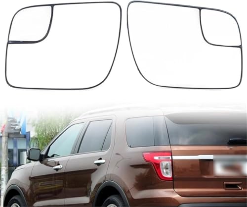 Glace de rétroviseur pour Explorer 2011-2018 miroir dégivrant de porte