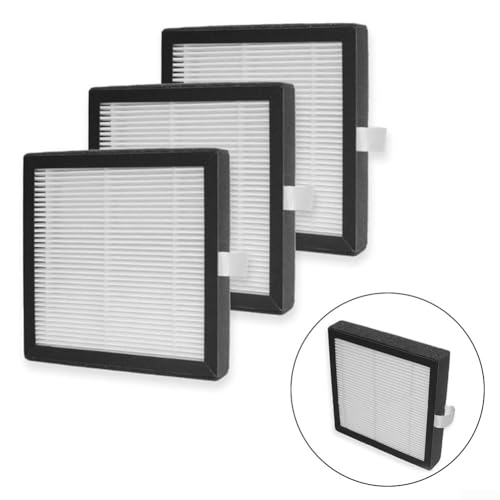 Eawfgtuw For 3PC Replacement Filter for Afloia For Q7 Air Purifier Dehumidifier 2 in, For HEPA Filtration Technology 99.97% of Dust and Pet Dander,