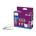 PHILIPS LED Clear Non-Dimmable B11 Light Bulb - EyeComfort Flicker Free - 3.3W = 40W - 300 Lumen - Daylight (5000K) - E26 Base - Indoor - Title 20 - Pack of 3