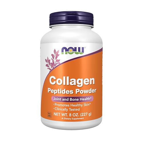 NOW Supplements, Collagen Peptides Powder, Clinically Tested, 8-Ounce