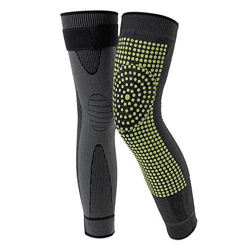 Acupression Genouillère auto-chauffante Genouillère Homme Femme Genou Support de Musculation pour Formation des Jambes et Soulagement des Varices, Hyperthermie (Noir, M) Cover