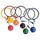 6stücke Skip Ball Teiliges - FitnessbäLle KnöChelsprungball Spielzeug， KöRperkoordination Und Macht Spaß，Springring Kinder Bewegung Spaß Toys, FußKreisel Jumping KnöChelspielzeug, Schleuderball