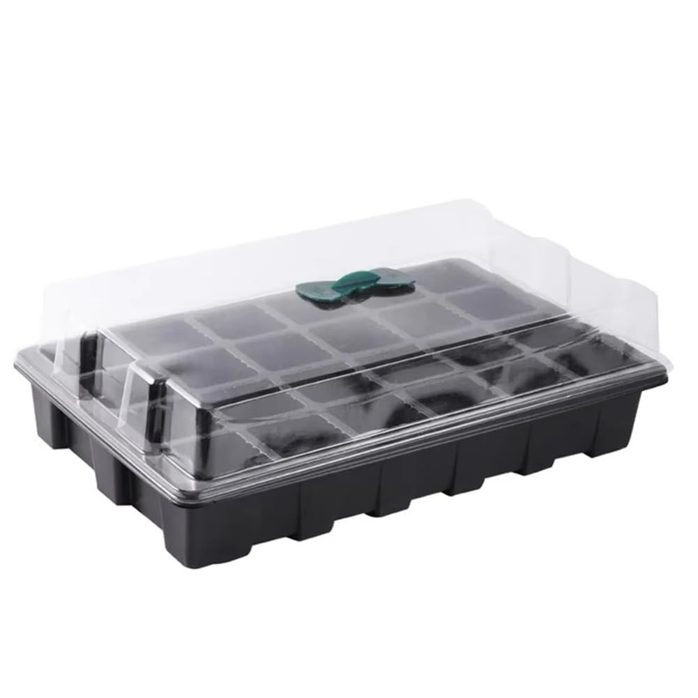 Aundhegrtt For Garden for Flowers Greenhouse 24 Cells Seedling Tray Germination Box, Planting Box for Vegetables, Seeds