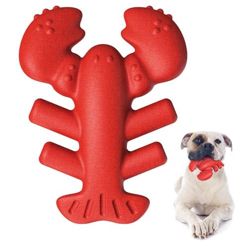 Piuiafey Lobster Dog Toys, Interactive Dog Toys for Aggressive Chewers & Indestructible Dog Chew Toys for Medium/Large Dogs, Great Gift for Pet Day &Mother's Day