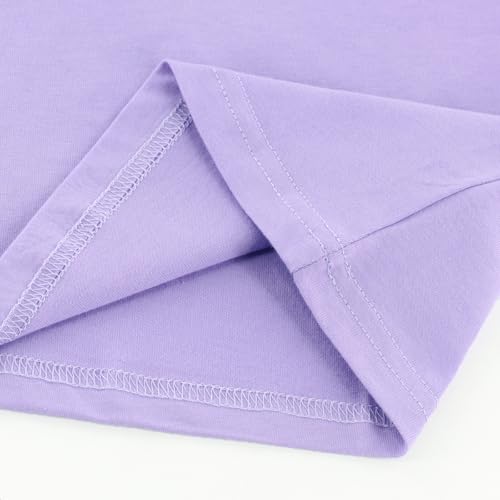 Image of Toddler Kids Short Sleeve Crew Neck T-Shirt Pullover, Loose Fit Casual Basic Tees for Boys Girls 2-8 Years
