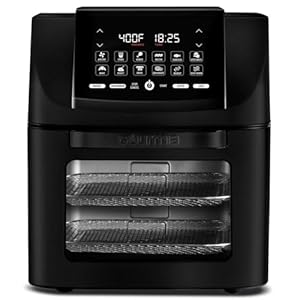 Gourmiiaairfryer14quartallinonedigitalkitchenairfryerovenrotisseriedehydratordeepfryerversatilekitchenappliancewithguidedcookingand12onetouchpresets Urban Country Home Decor Gourmiia air fryer 14 quart all in one digital kitchen airfryer oven rotisserie dehydrator deep fryerversatile kitchen appliance with guided cooking and 12 one touch presets urban country home decor