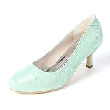【geeignete anlässe】Mit den leuchtenden und Farben sind die Anlässe endlos, von einem Mädelsabend über ein erstes Date bis hin zu einer Hochzeit. Tragen Sie Ihre Lieblingskleider, high heels sind bereit, Sie aus der Menge herausragen zu lassen. Frauen Pumpen passen alle Arten von Kleidern, Röcke, perfekt für Dating, Party, hochzeit,Geburtstag, Kleid, Modell-Show und andere Anlässe