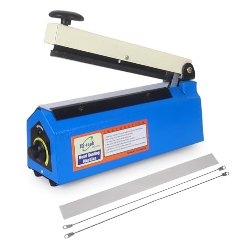 Image of Sealing Machine for Food Packets 10 Inch-250 MM | 1 Year Warranty | Packet Sealer Machine, Pouch Packing Machine, Poly Bag Sealing Machine, Full Customer Support By Hi-Tech Impulse