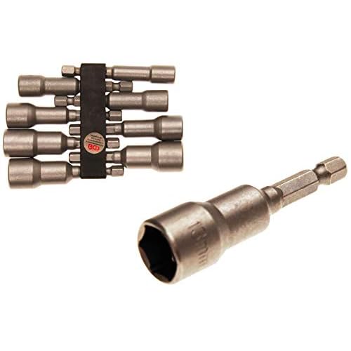 BGS 2758 | Steckschlüssel-Einsatz-Satz Sechskant | Antrieb Außensechskant 6,3 mm (1/4") | SW 6 - 13 mm | 8-tlg.