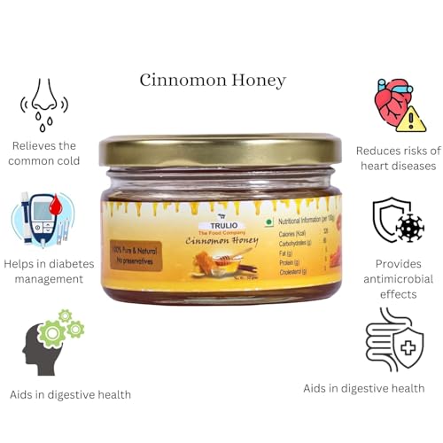 TRULIO Premium Honey Trio: Eucalipto, Canela y Clavo (210g) miniatura 2