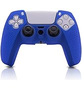 ECHZOVE PS5 Controller Silicone Case, PS5 Controller Cover, PS5 Controller Accessories - Blue