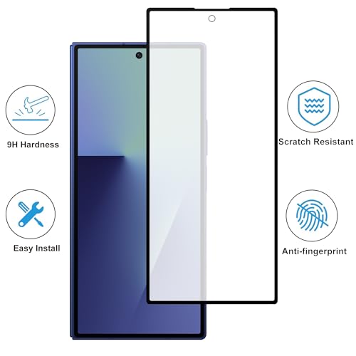 Image of amazon basics Tempered Glass Screen Protector Compatible with Samsung Galaxy Z Fold 7 5G Transparent Protective Film [Clear HD]