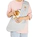 FUNAT Pet Sling Carrier Bag, Portable Outing Bag for Dogs and Cats, Shoulder Chest Crossbody Bag, Dog Travel Bag for Walking, Hiking, Bike Camping