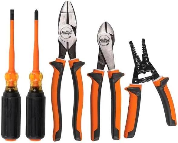 1000V Insulated Tool Kit, 5-Piece, Orange, 94130-A