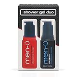 men-u gifts for men SHOWER GEL DUO – Ultra concentrate body wash men gift sets w/ 1x Black Pepper & Bergamot 100ml and 1x Citrus & Mint shower gel 100ml. Mens toiletries set with Vegan Shower gel