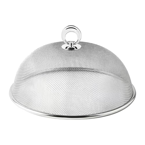 Gralara Cubierta de Malla metálica para Alimentos, Cubierta de Malla metálica para Alimentos, Platos para Servir, Utensilios de Cocina, Fiestas, campamentos, XXL
