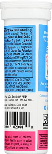 Nuun Bev Tube Tb, Blue, Citrus Fruit, 10 Count #TOP2