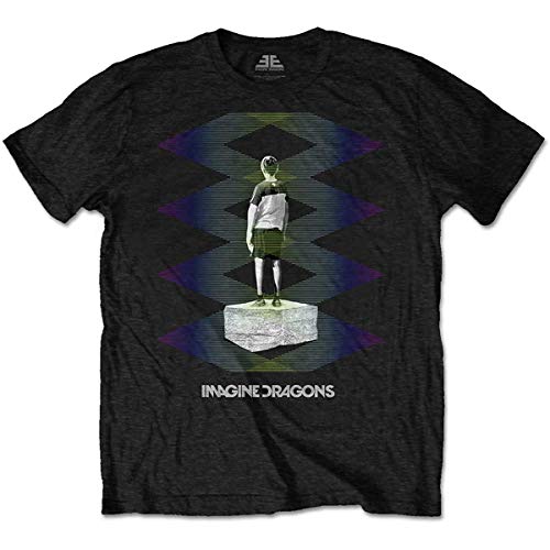 Imagine Dragons Zig Zag Official Tee T-Shirt Mens Unisex (Small) Black