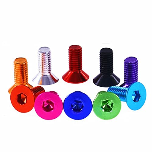 Zkensh-Bolts 10PCS M3A~jEtbglW din7991 m3*6/7/8/10/12/14/16/18mmwbNX\PbgJE^[TNwbhlW{gzɎ_A LgpĂ܂(12mm,Dark Blue)