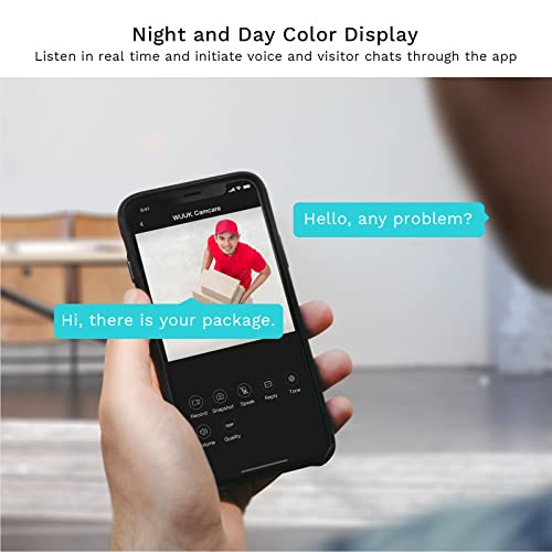 Wuuk Add-On Outdoor Camera, Requires Base Station, Home Security Cameras Wireless Outdoor, 2K Hd, No Monthly Fee, Ip67, Compatible With Alexa & Google #TOP7