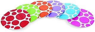 Munchkin Non-Slip Grippy Dots Bath Mat Hot Detection Technology, Pack of 6