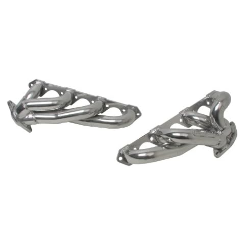 BBK 35100 1-5/8" Shorty Tuned Length Performance Exhaust Headers for Ford F Series Truck F150 302 - Polished Silver Ceramic Finish Cover