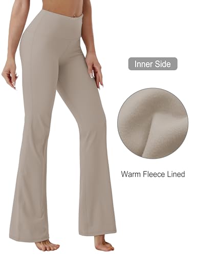 Image of BUBBLELIME 29 inch /31 inch /33 inch /35 inch /37 inch 3 Styles Women's High Waist Bootcut Yoga Pants Basic /Side Pockets Tummy Control Workout Flared