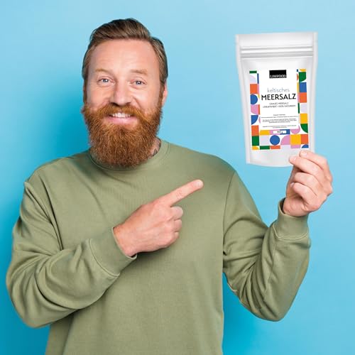 Limfood | 900g Keltisches Meersalz | graues Meersalz aus Frankreich | unraffiniert & ohne künstliche Zusätze | grobes Salz | Celtic Sea Salt | handgeschöpft