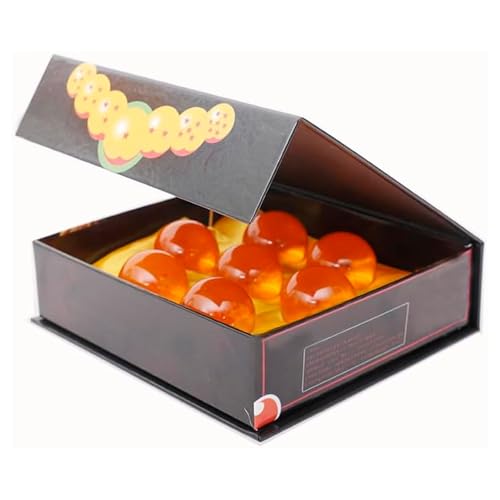 NIUQIGE Drachen-Kugeln, 7 Stück Dragon Ball Dragonball 1 bis 7 Sterne mit Geschenkbox