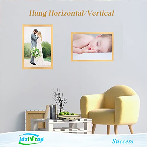 Jdzivtop 18X24 Gold Frame, Ornate 24X18 Poster Frame, Natural 18 By 24 Canvas Picture Frame, Large Gallery Family Concert Portrait Photo Wall Frame Anniversary/Wedding/Thank You/Christmas Gift #TOP2