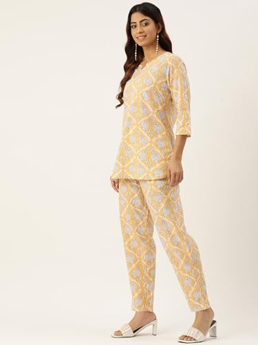 Image of feranoid Women Full Sleeves Cotton Nightsuits