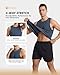 BOOJO Tank Tops Men - Summer Black Quick Dry Moisture Wicking Workout Muscle Sleeveless Shirts for Gym Running Beach