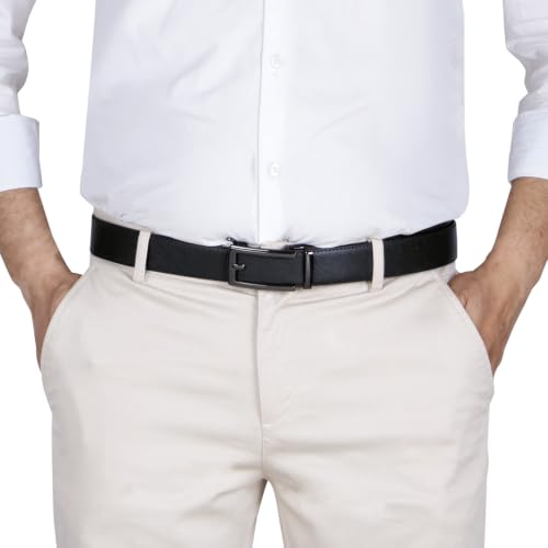 Image of Labnoft Men's PU Leather Auto-lock Belt